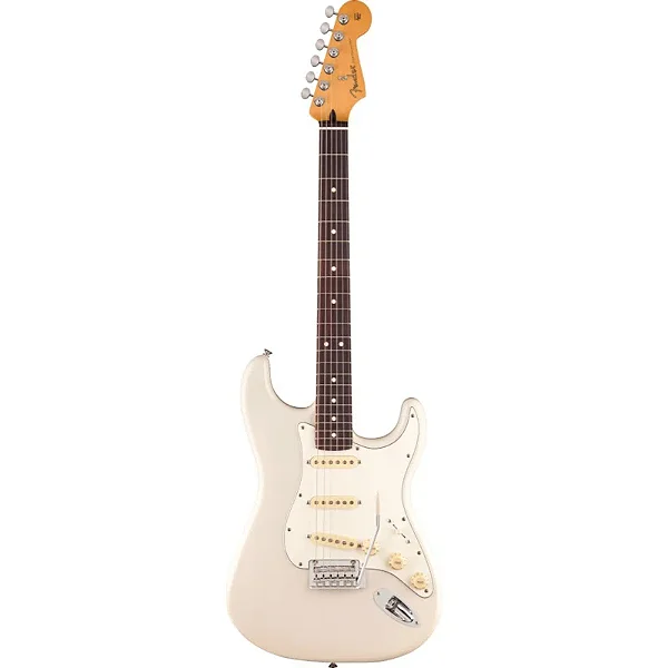 FENDER GUIT MEX START RW WHITE BLONDE CHAMBERED