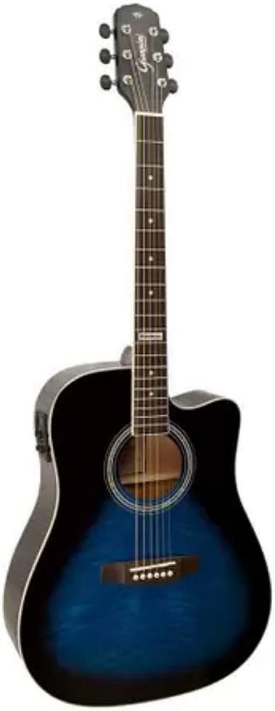 GIANNINI VIOLÃO AÇO GF-1D DBB ELET AZUL