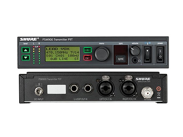 SHURE TRANSMISSOR S/FIO BODYPACK PSM900