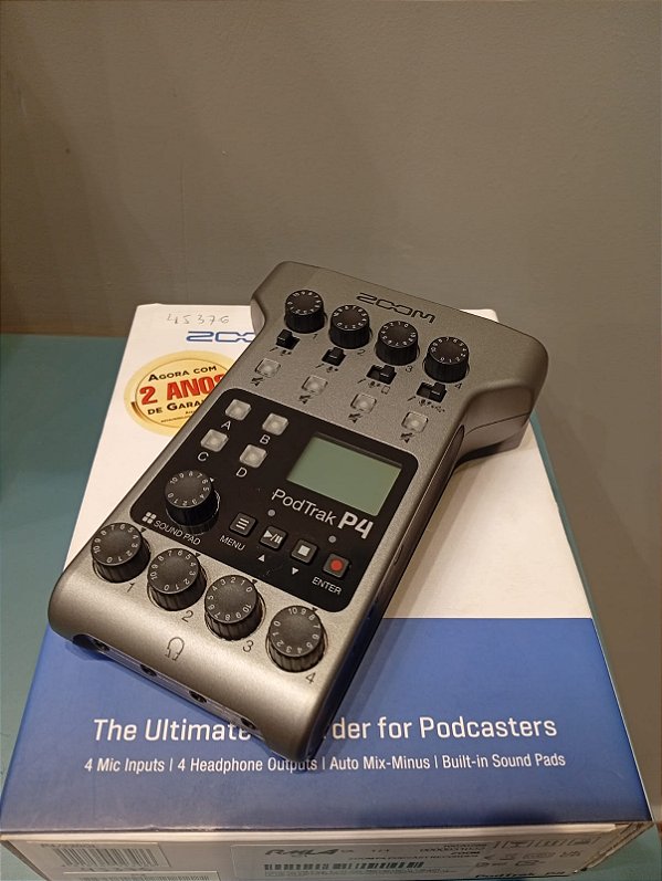 ZOOM GRAVADOR DIGITAL PODTRACK P4    (OUTLET)