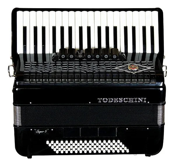 TODESCHINI ACORDEON 37T 80 BAIXOS PRETO YW870
