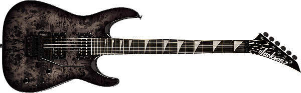JACKSON GUIT JS32 DKQ TRANSP BLACK
