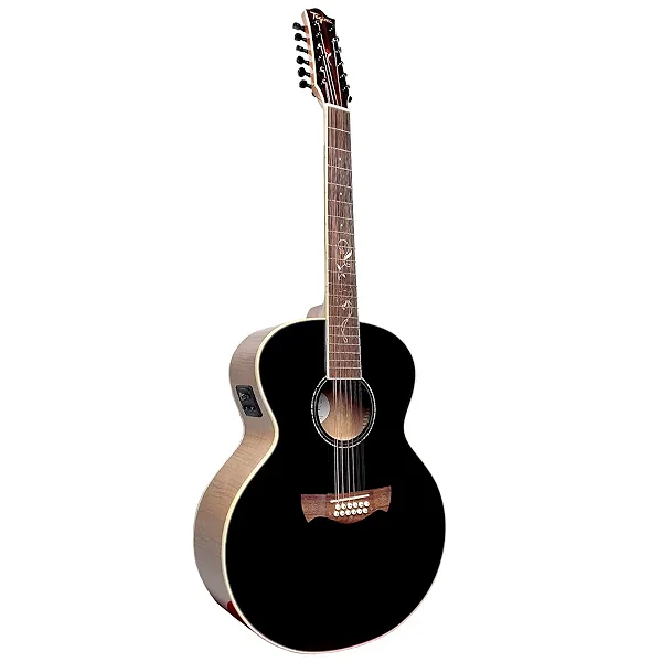 TAGIMA VIOLAO 12C FS-600 XII BK FISHMAN