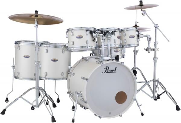 PEARL BAT DECADE 08,10,12,14,14,16,22 WHITE SHELL   (NÃO ACOMPANHA FERRAGENS)