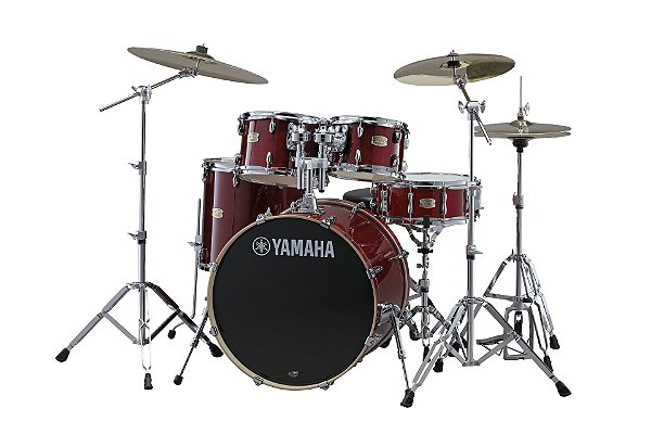 YAMAHA BATERIA STAGE CUSTOM Cranberry Red 10 12 14 14 16 22