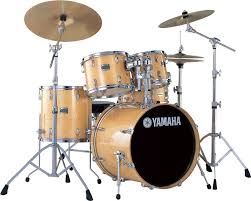 YAMAHA BATERIA STAGE CUSTOM Natural Wood 10 12 14 14 16 20