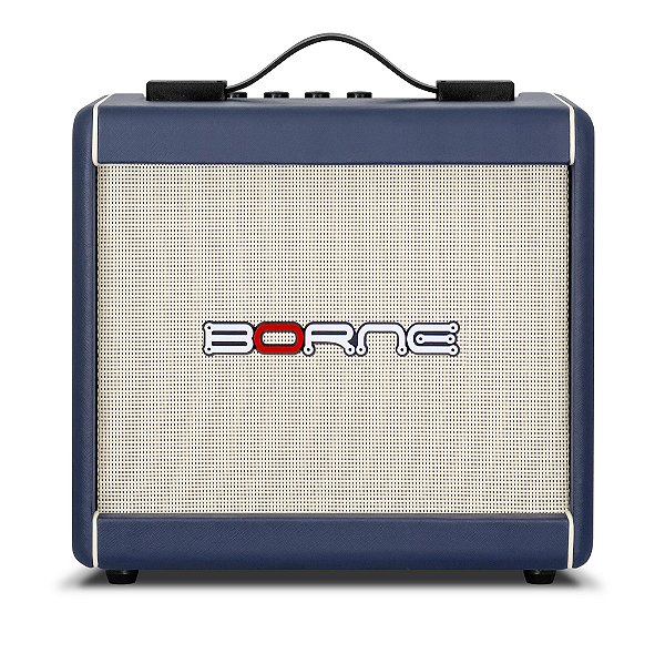 BORNE CAIXA AMPLIFICADORA P/GUITARRA F60 AZUL