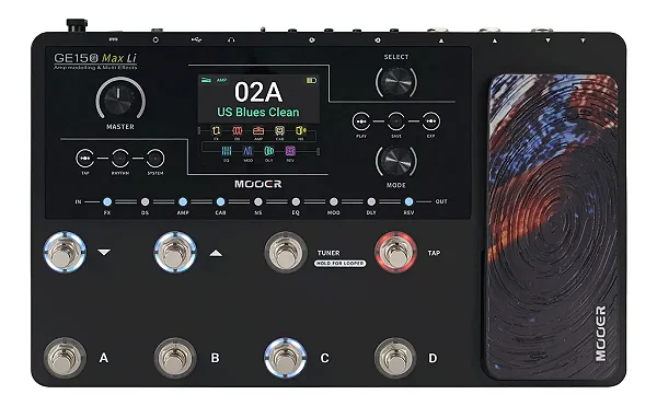 MOOER PEDALEIRA P/ GUIT GE150MAX L1