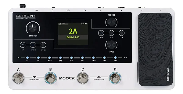 MOOER PEDALEIRA GE150PRO