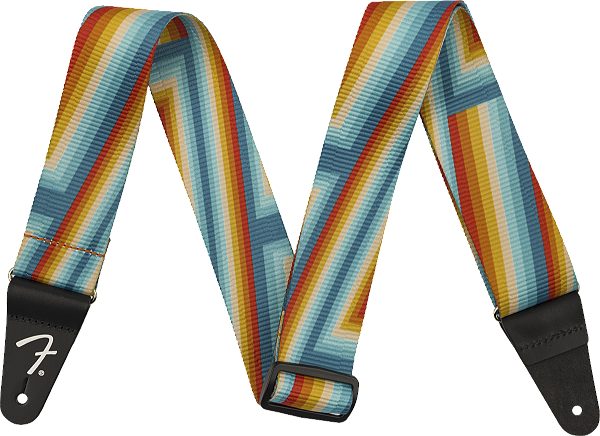 FENDER CORREIA GUIT RETRO RAINBOW STRAP