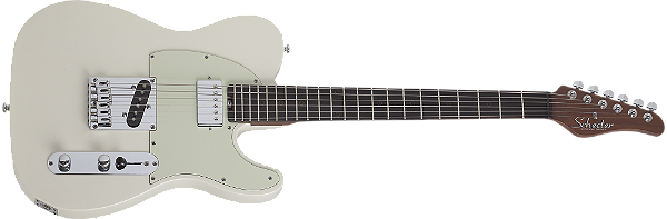 SHECTER GUIT NICK JOHNSTON SIG PT ATOMIC SNOW