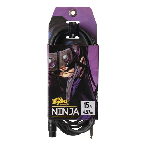 SANTO ANGELO CABO MIC NINJA HG 4.57MT XLR P10