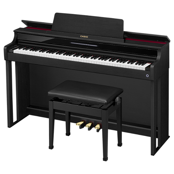 CASIO PIANO AP-550 BK C/BANQUETA