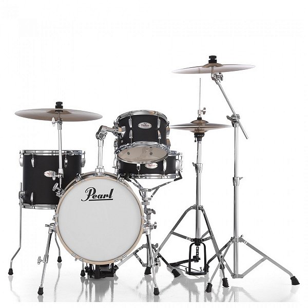 PEARL BATERIA MIDTOWN 10,13,13,16 MATTE BLACK (NÃO ACOMPANHA FERRAGEM)