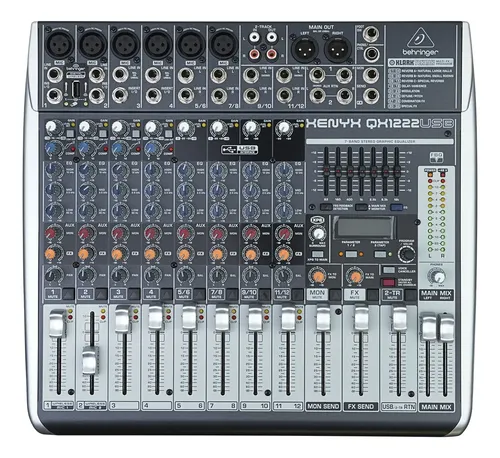 BEHRINGER MESA QX1222 USB 12 CANAIS