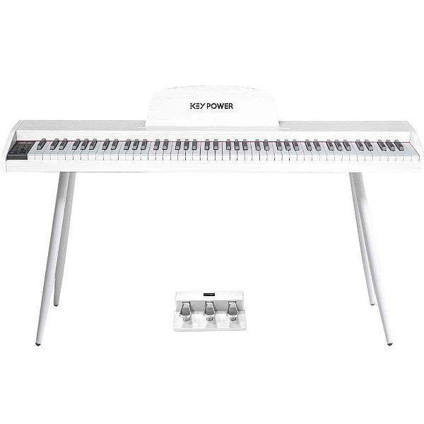 Piano Digital Keypower KP-880 Iniciante WH
