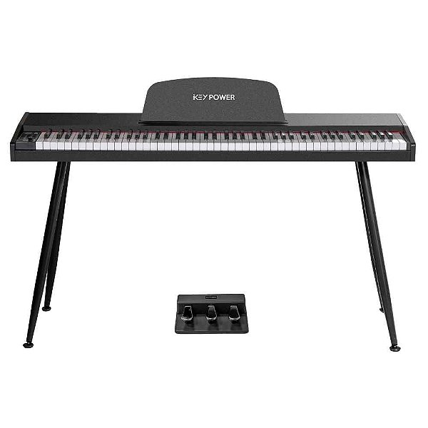 Piano Digital Keypower KP-880 Iniciante BK