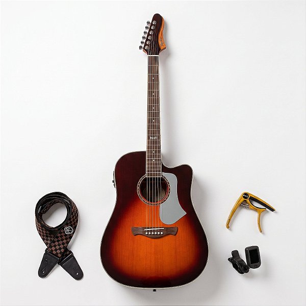 KIT TAGIMA VIOLAO ACO SWELL HB HONEY BURST