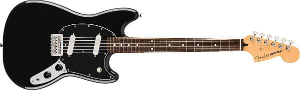 FENDER GUIT MEX PLAYER II MUSTANG RW BLK