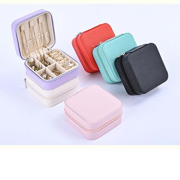 MINI CAIXA ORGANIZADORA PORTÁTIL DE JOIAS PARA VIAGEM CX240