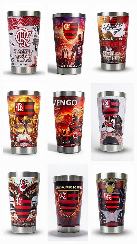 球队啤酒杯 Caneca Térmica de Chopp 473ml em Aço Inox – Personalização 360º com Gravação a Laser