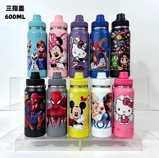 各种 卡通 自带图案顶置 杯子 水瓶