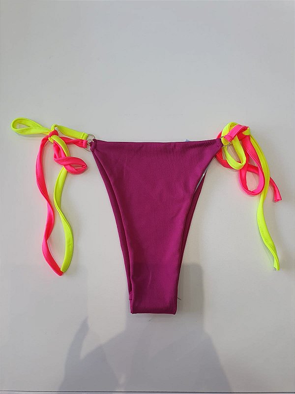 Biquini Parte De Baixo Roxo Neon