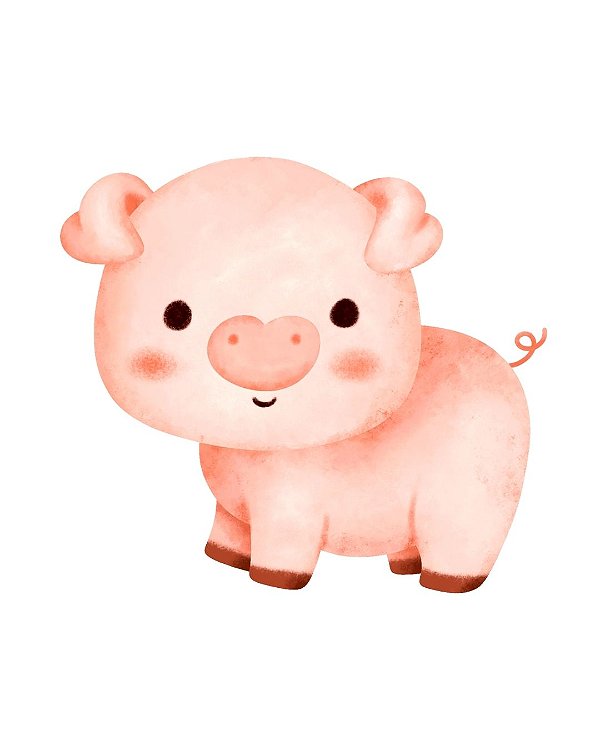 Estampa Digital DTF PuppyArt! Porco 1