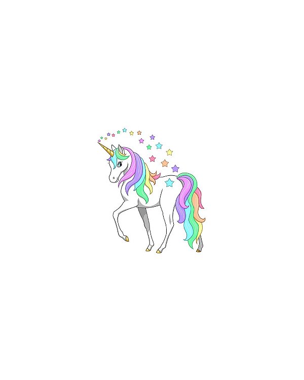 Estampa Digital DTF PuppyArt! Unicornio 3