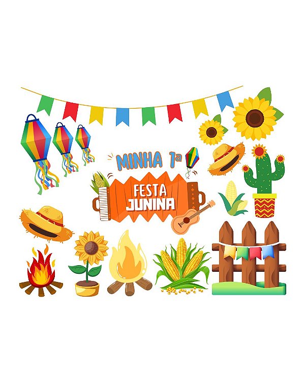 Estampa Digital DTF PuppyArt KIT Festa Junina