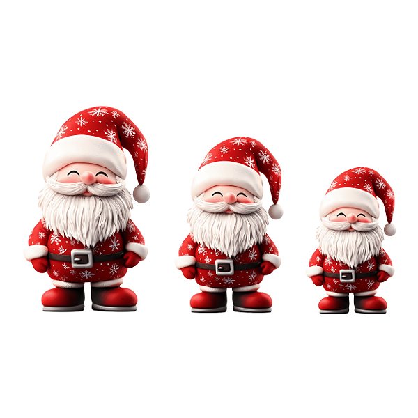 Estampa Digital DTF PuppyArt! Papai Noel 1