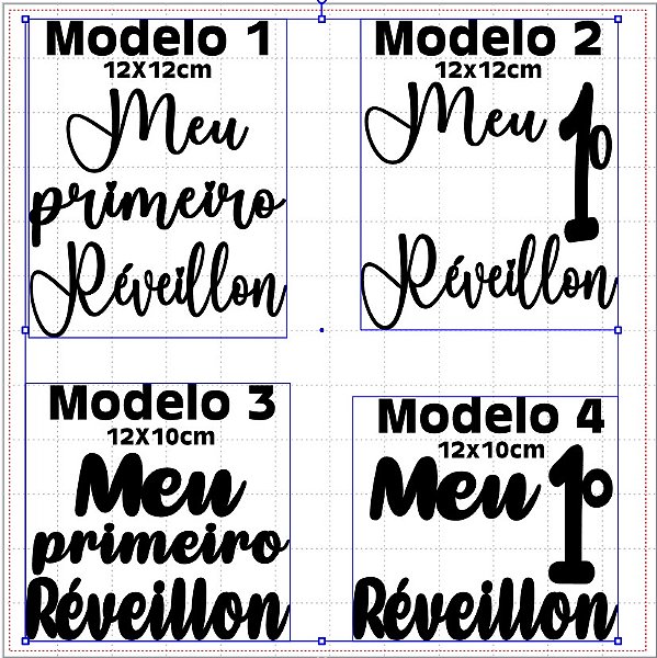 APLIQUE "Meu 1. Réveillon"