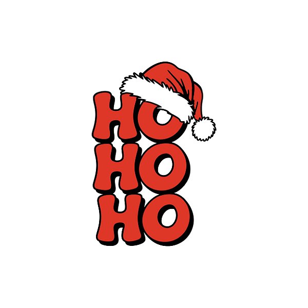 Estampa Digital DTF PuppyArt! Ho Ho Ho