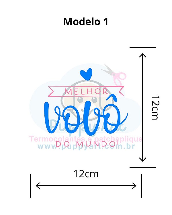 Estampa Digital DTF - Vovó Vovô