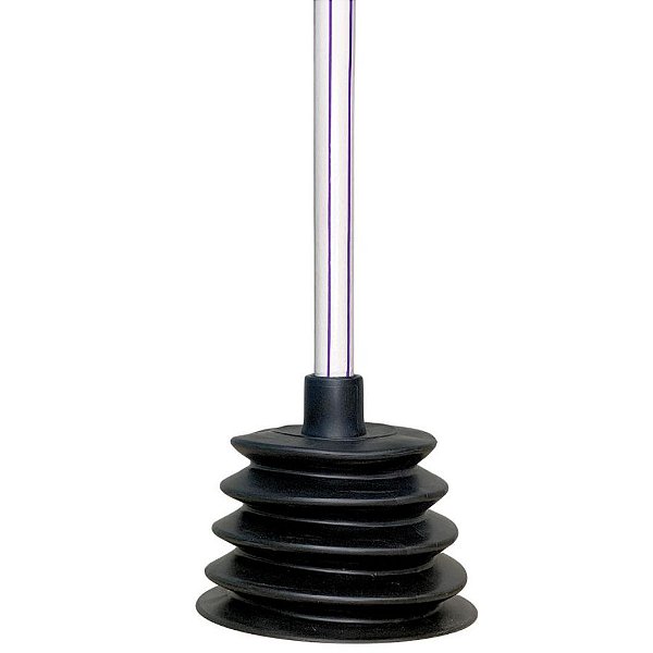 Desentupidor de Vaso Sanitário Sanfonado - Cx C/ 10 Unidades