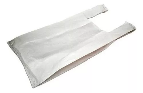 Sacola Plastica Biodegradável - 40 x 50 - Branca - Lisa - PT - 5kg
