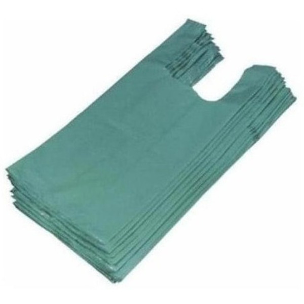 Sacola Plastica Biodegradável - 30 x 40 - Verde - Reciclada - PT 2 kg