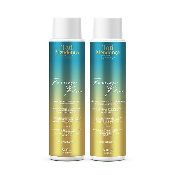 kit Shampoo e Máscara de alinhamento  Capilar 500ml - New Terapy Pro | Tati Mendonça