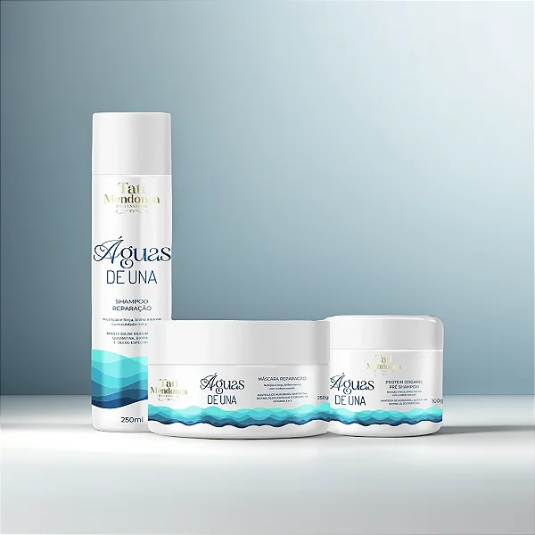 KIT FAVORITO AGUAS DE UNA pre shampoo /shampoo/mascara