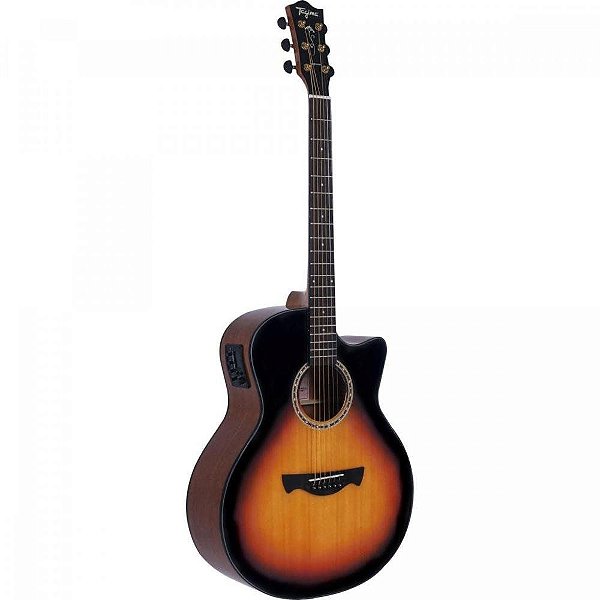 Violão Tagima Eletroacústico California Medium Jumbo Aço Sunburst