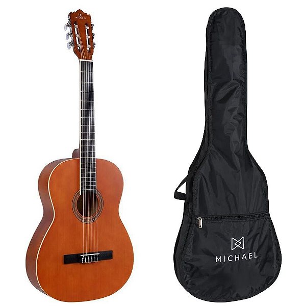 Violão Acústico Michael Antares VM19E Natural Satin com Capa