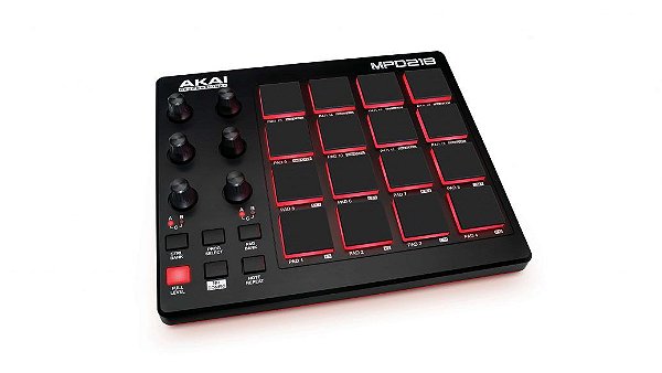 Controlador Dj Akai Mpd218 Preto