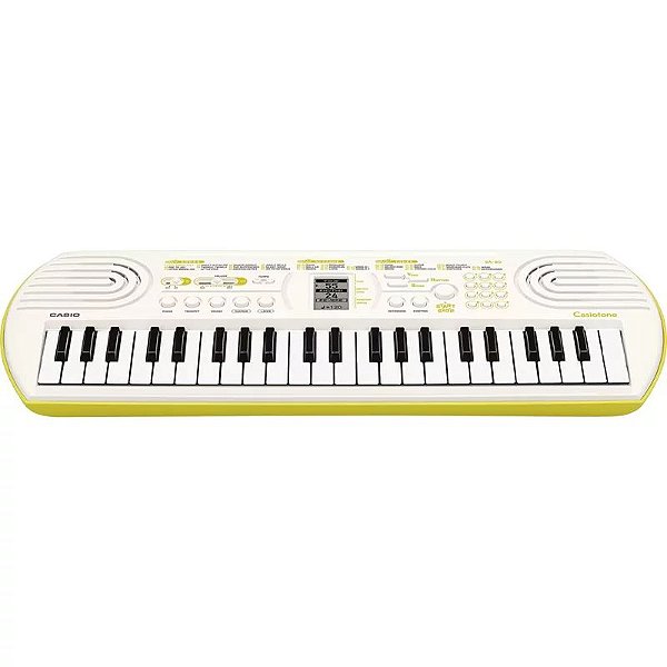 Teclado Musical Infantil Mini 44 Teclas Casio Cinza SA-77 : :  Instrumentos Musicais