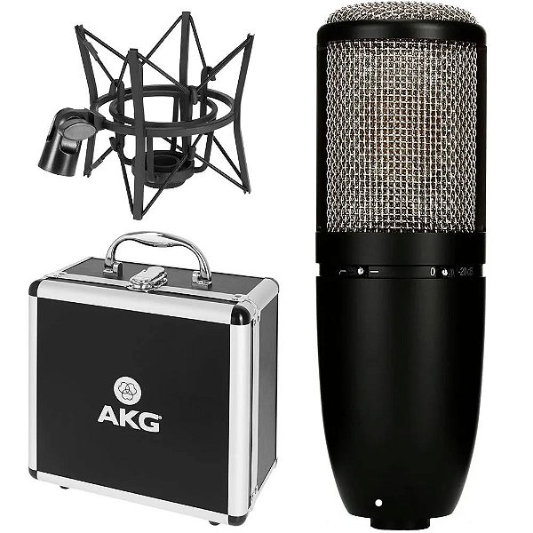 Microfone Condensador AKG P420 Para Estúdio e Projeto de Som