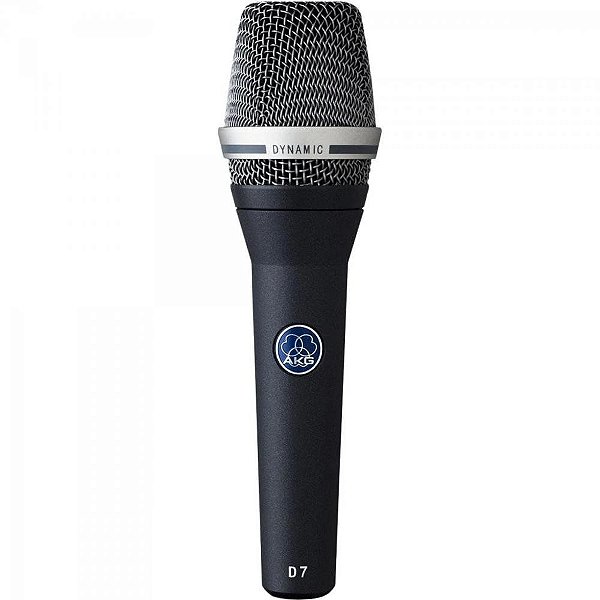 Microfone AKG D7 dinâmico supercardióide azul-escuro