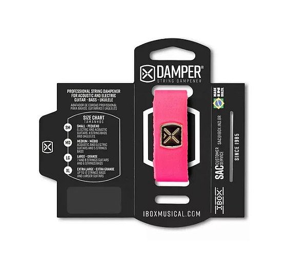 Abafador De Cordas Damper Ibox DTMD21 Premium Medium Rosa