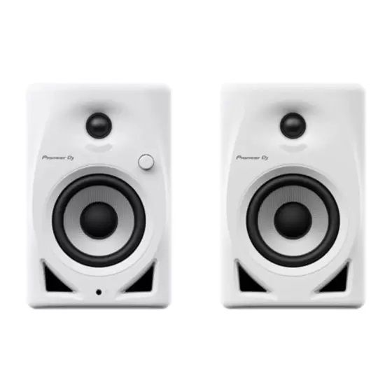 Par de monitor de audio Pioneer dj Dm40D Branco