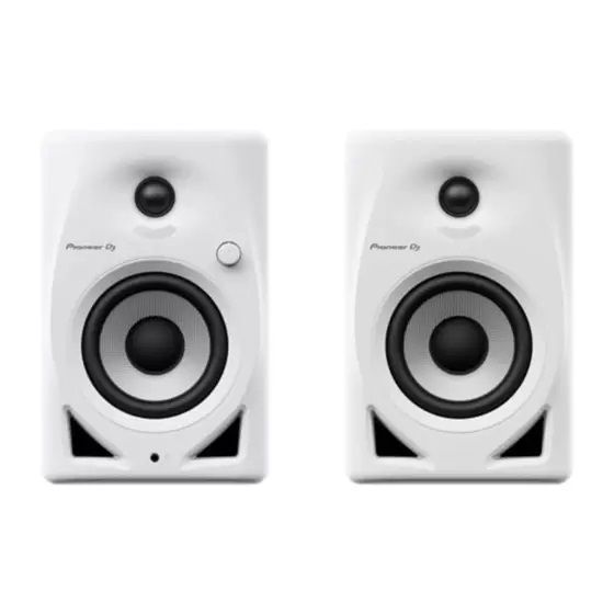 Par de monitor de audio Pioneer dj DM40D Branco