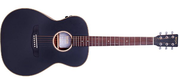 Violão Rozini Black Top Triple-O Ativo Aço Fosco Mogno RX330 EQ.F.M