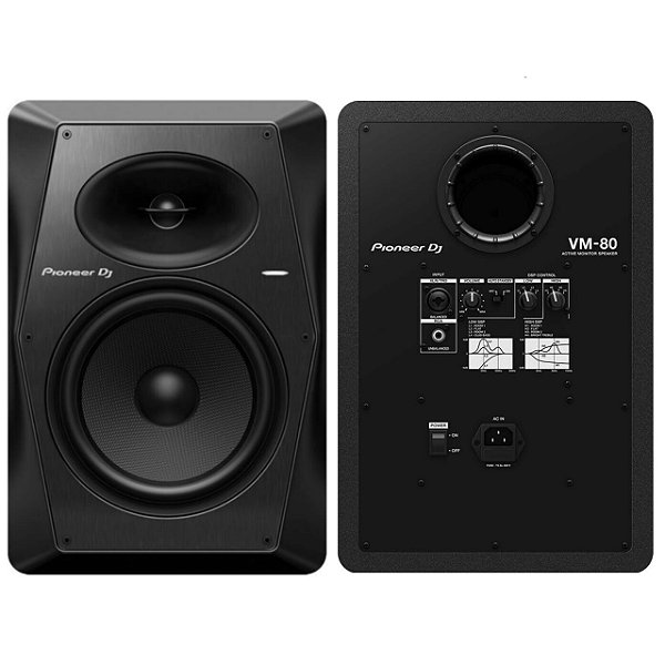 Monitor de Referencia Pioneer DJ Vm80 Preto
